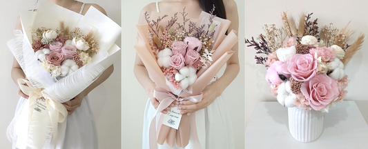 Dried & Preserved Flowers, Whimsical Emporium, Singapore Florist