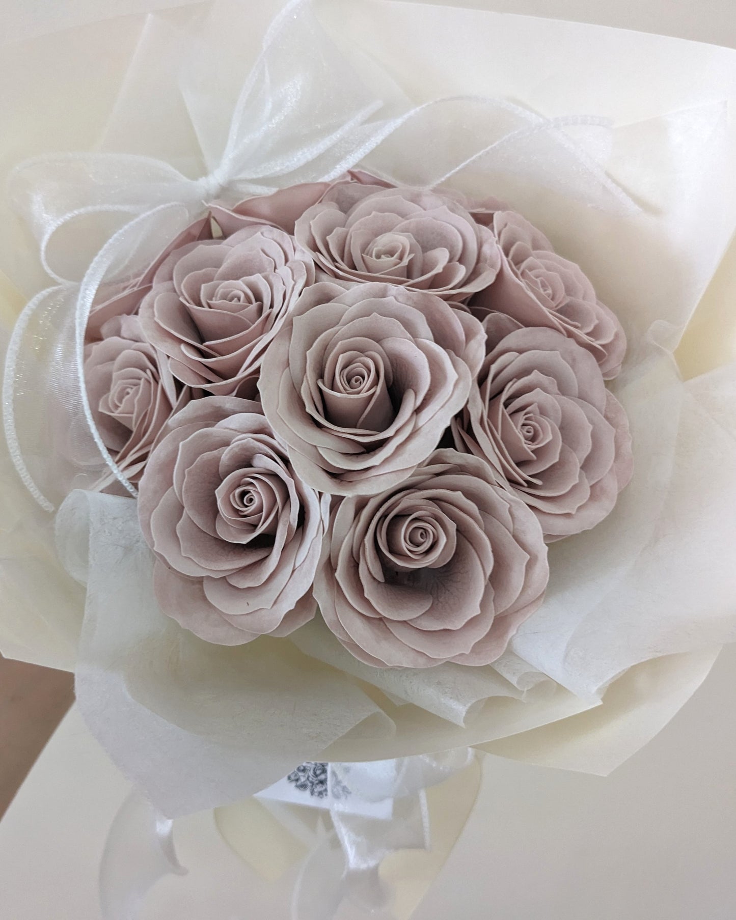 Cappuccino Soap Flower Bouquet, Singapore Florist