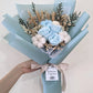 Valentine's-Blue Dried & Preserved Flowers Bouquet, Singapore Florist