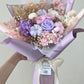Pink & Purple Dried & Preserved Flower Bouquet, Singapore Florist