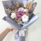 Valentine's-Purple Dried & Preserved Flowers Bouquet, Singapore Florist